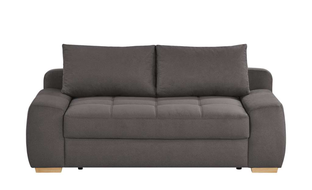 bobb Schlafsofa mit Boxspringpolsterung grau-braun - Flachgewebe Eleny de Luxe ¦ braun ¦ Maße (cm): B: 210 H: 96 T: 108 Polstermöbel > Sofas > Einzelsofas - Höffner