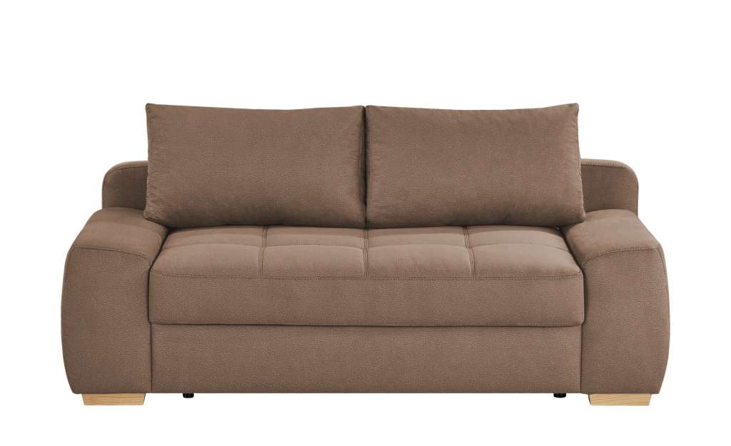 bobb Schlafsofa mit Boxspringpolsterung braun - Flachgewebe Eleny de Luxe ¦ braun ¦ Maße (cm): B: 210 H: 96 T: 108 Polstermöbel > Sofas > Einzelsofas - Höffner