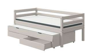 FLEXA Bett mit Ausziehbett und Schubladen  Flexa Classic ¦ grau ¦ Maße (cm): B: 100 H: 67 Kindermöbel > Kinderbetten - Höffner