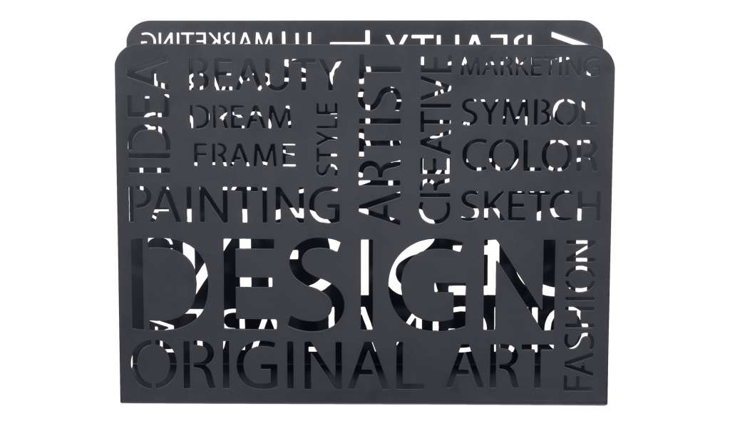 Zeitungsständer  Hilden ¦ schwarz ¦ Metall ¦ Maße (cm): B: 35 H: 28 T: 10 Aufbewahrung > Zeitungsständer & Schirmständer - Höffner