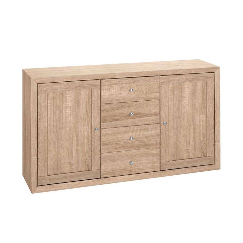 Wohnzimmer Anrichte in Sonoma Eiche 140 cm breit