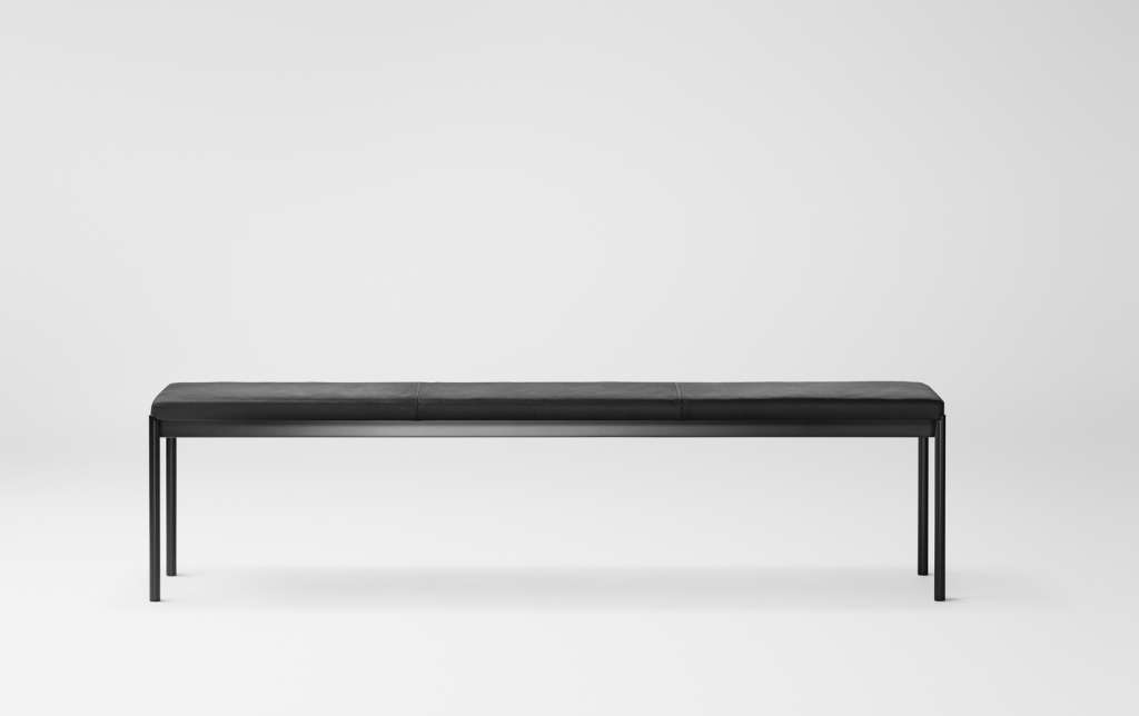 Million - Mies Bench, L180 - black - indoor