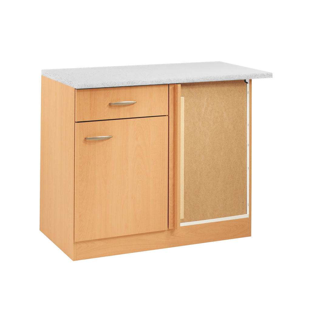 ECKUNTERSCHRANK Buchefarben