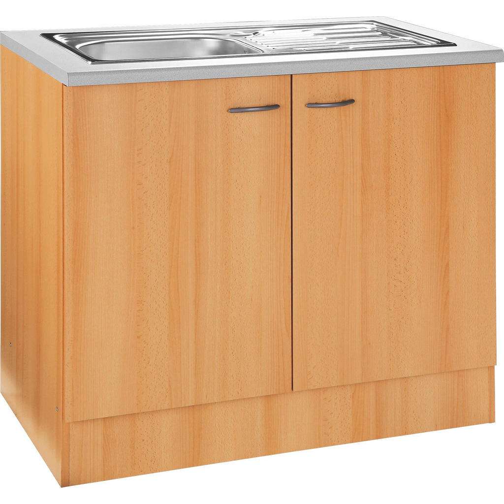 SPÜLENUNTERSCHRANK Buchefarben