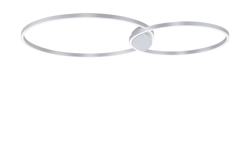 Q-Smart Home Lights Deckenleuchte, 2-flammig, Kreise ¦ silber ¦ Maße (cm): B: 8 H: 60 Lampen & Leuchten > Innenleuchten > Deckenleuchten - Höffner