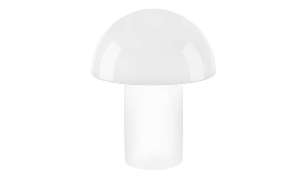 Q-Smart Home Lights Tischleuchte, Glas `Pilz` ¦ weiß ¦ Glas  ¦ Maße (cm): H: 41,5 Ø: 34 Lampen & Leuchten > Innenleuchten > Tischlampen - Höffner