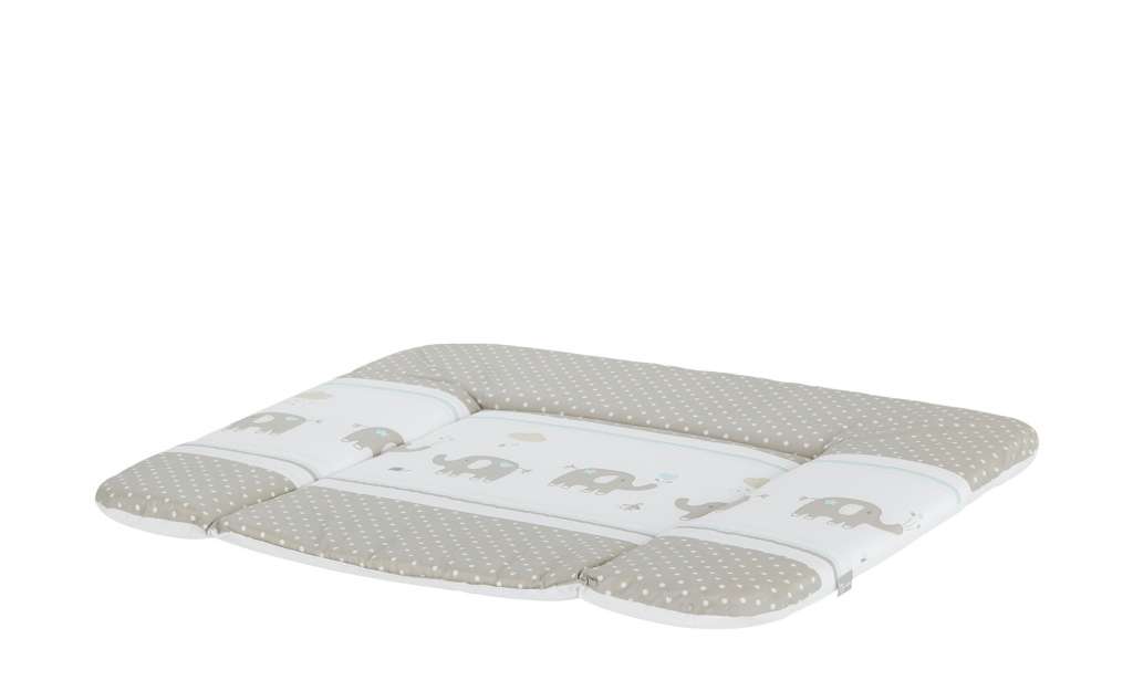 Roba Wickelauflage  Eli Elefant ¦ beige ¦ Obermaterial aus 65% Polester und 35% Baumwolle, bedruckt und beschichtet (Polyurethan) Füllung aus Polyestervlies (100% Polyester) ¦ Maße (cm): B: 85 Baby > Babymöbel > Wickelauflagen - Höffner