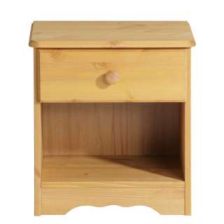 Nachtschrank aus Kiefer Massivholz 40 cm breit