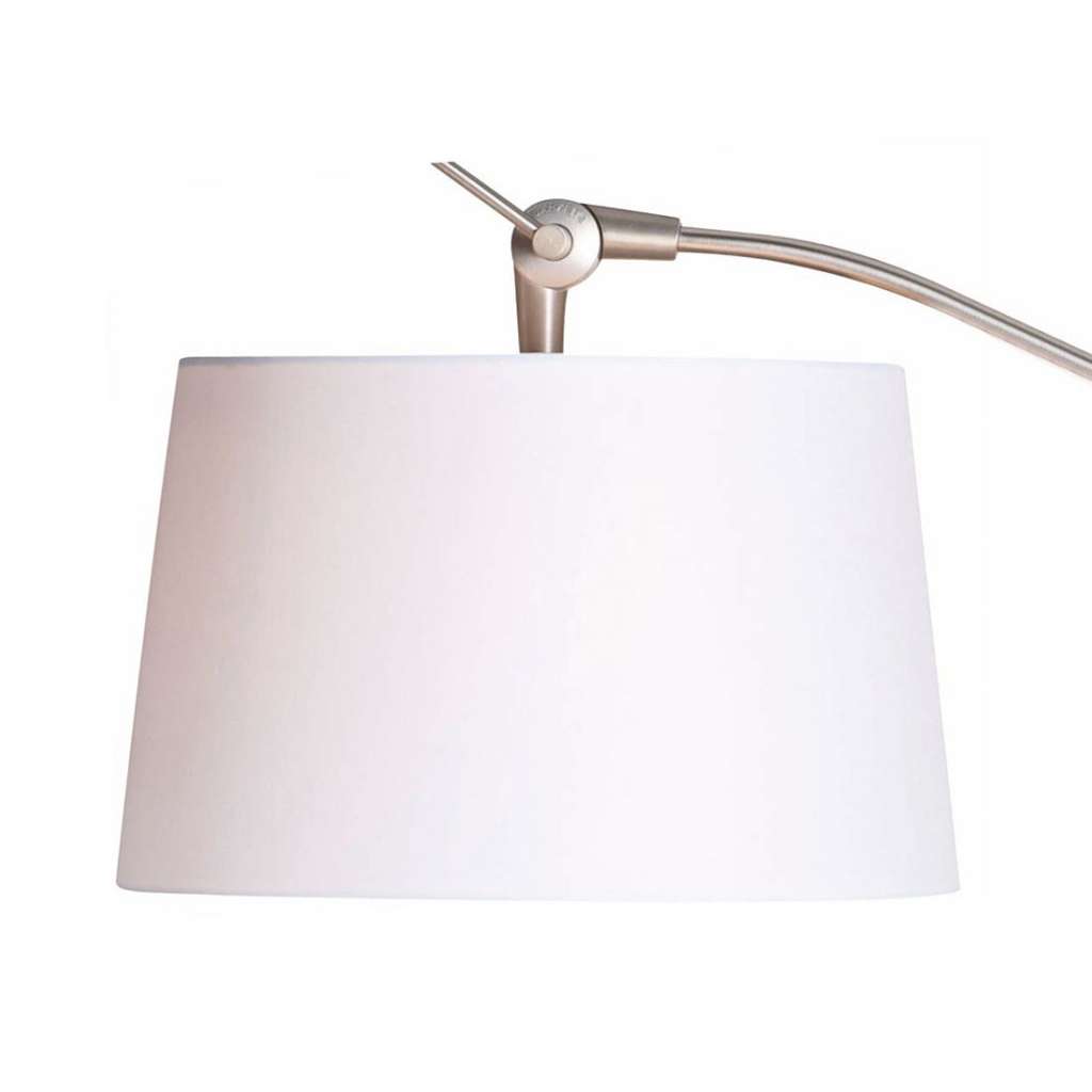 home24 Schirm 30 cm rund-Stoff-Weiss