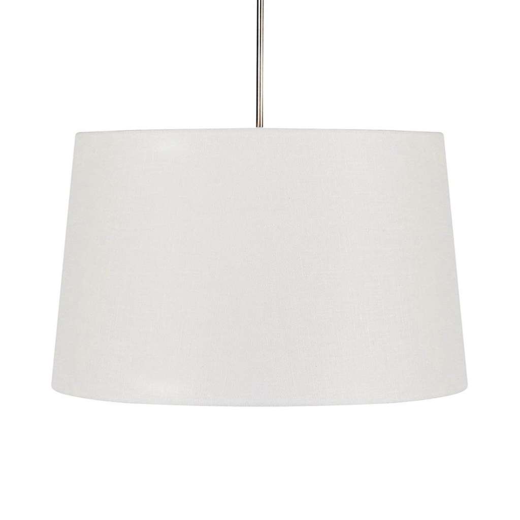 home24 Schirm 45 cm rund-Stoff-Weiss