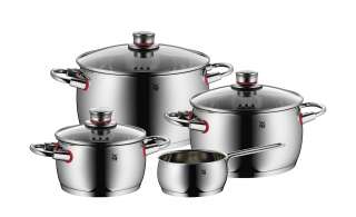 WMF Topfset 4-teilig  Quality One ¦ silber ¦ Edelstahl Töpfe & Pfannen & Zubehör > Topf und Pfannen-Sets - Höffner
