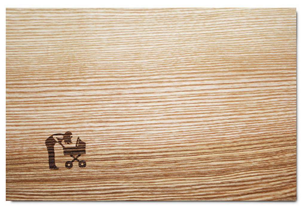 Pension für Produkte - Schöne Aussicht Frühstücksbrett - Esche - Mutter - indoor