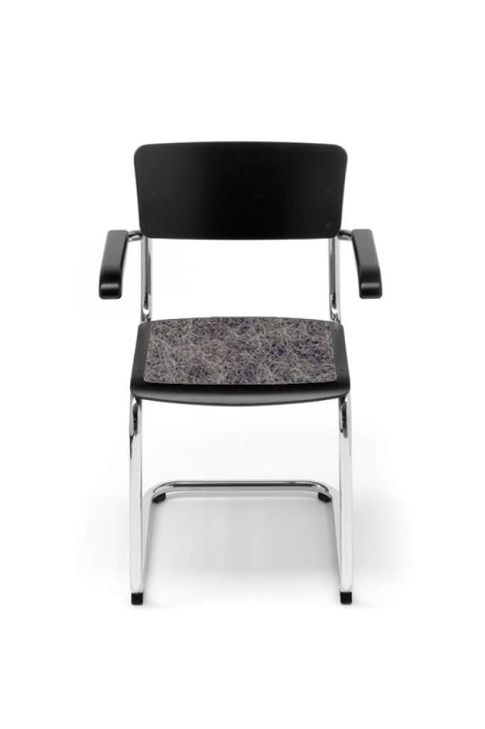 Hey-Sign - Sitzauflage S 43 - 01 anthrazit mit Antirutsch - indoor