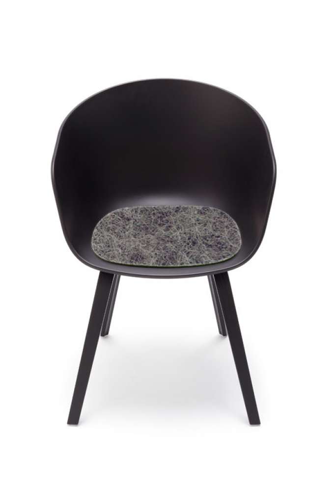 Hey-Sign - Sitzauflage AAC About A Chair - 01 anthrazit mit Antirutsch - indoor