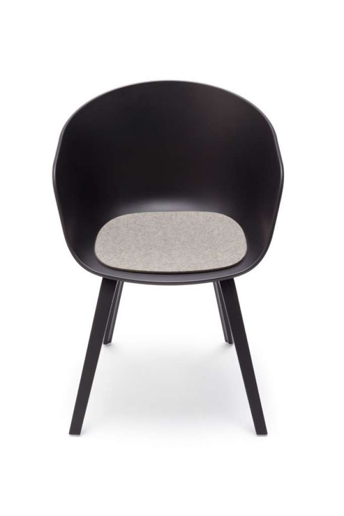 Hey-Sign - Sitzauflage AAC About A Chair - 07 hellmeliert mit Antirutsch - indoor