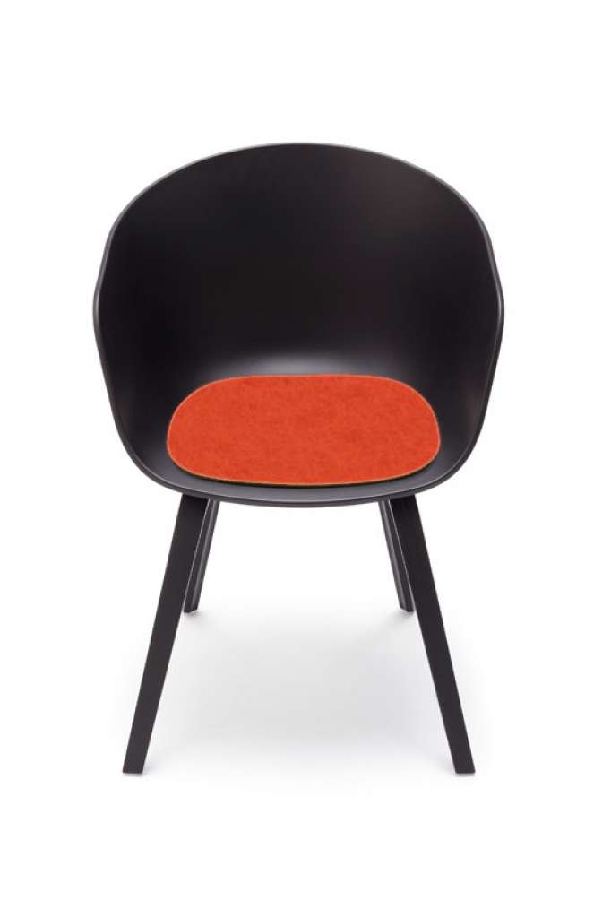 Hey-Sign - Sitzauflage AAC About A Chair - 20 mango mit Antirutsch - indoor