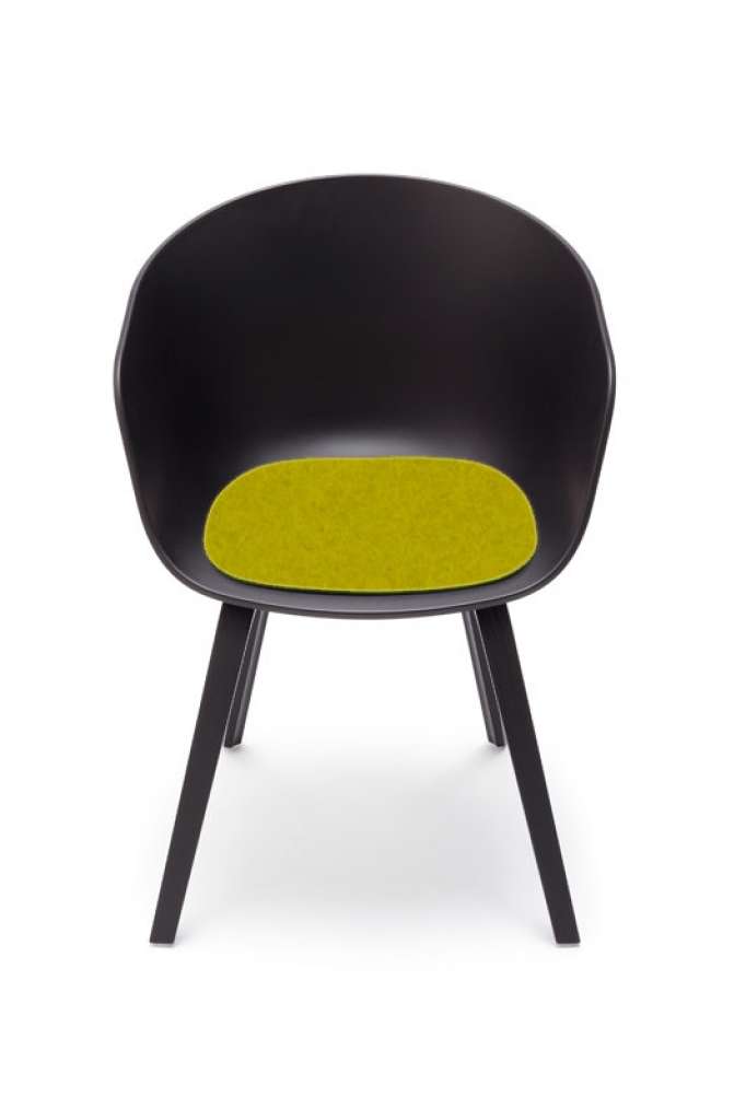 Hey-Sign - Sitzauflage AAC About A Chair - 25 verde mit Antirutsch - indoor