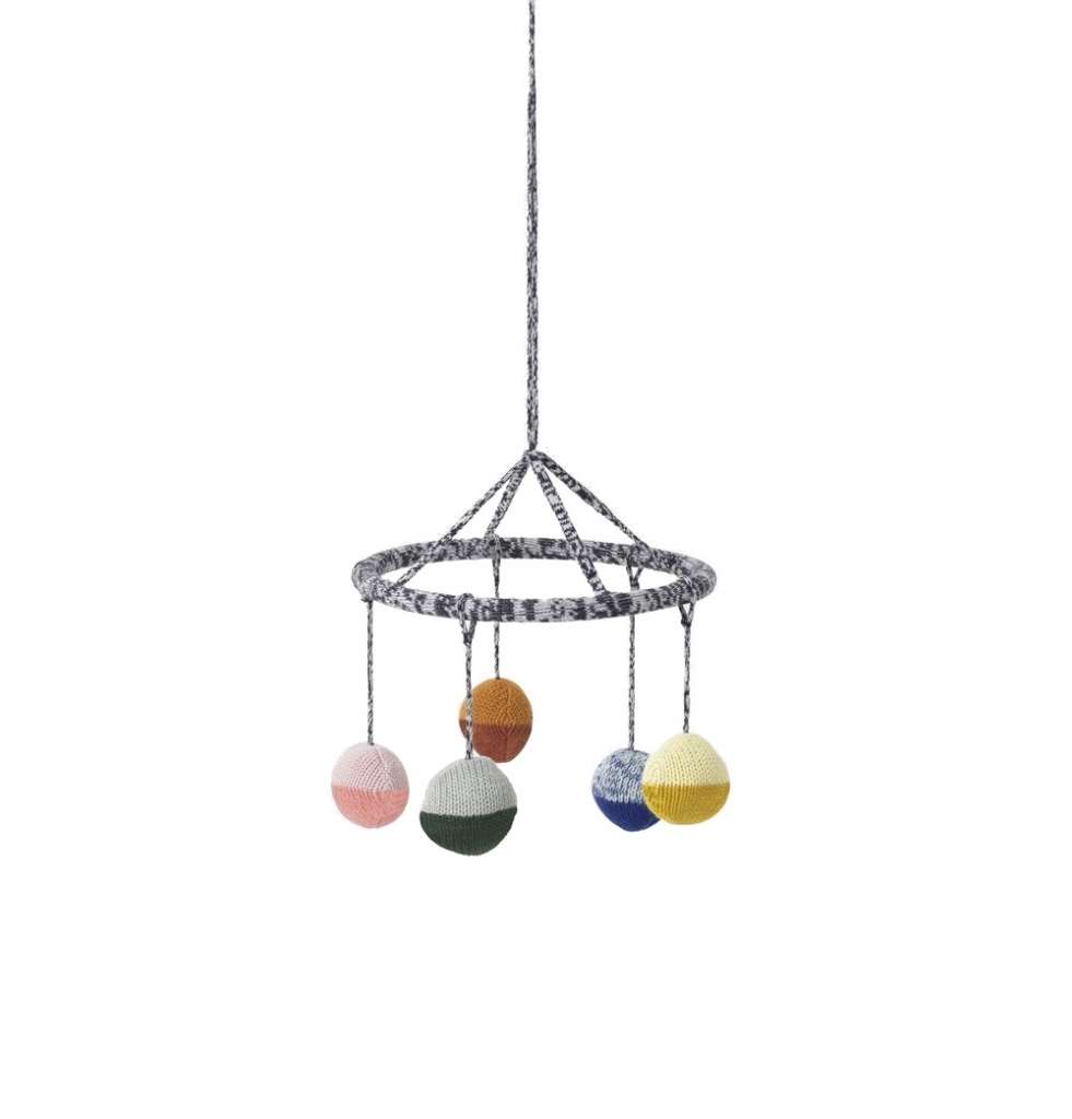ferm LIVING - Ball knitted Mobile - indoor