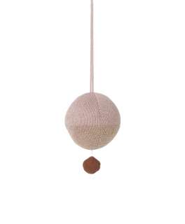 ferm LIVING - Ball knitted Spieluhr - rosé - indoor