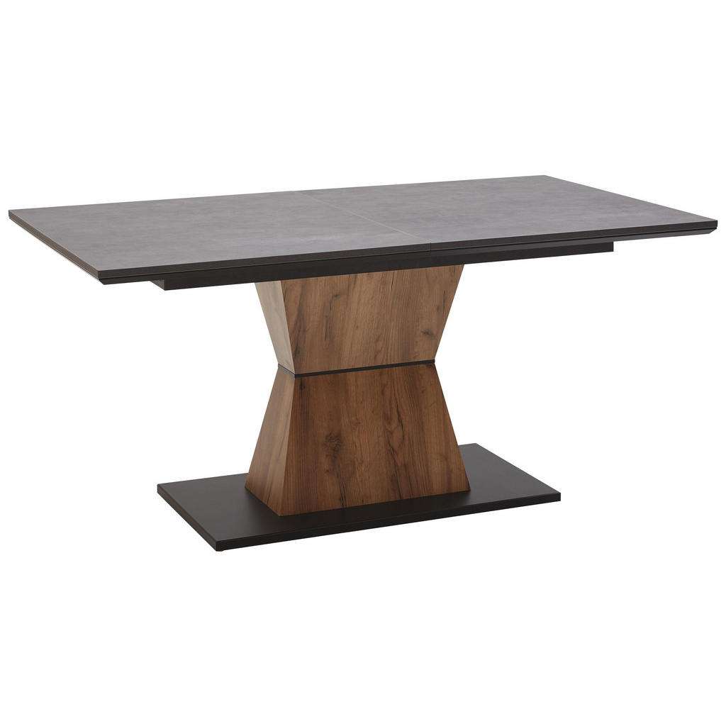 ESSTISCH rechteckig Graphitfarben, Eichefarben