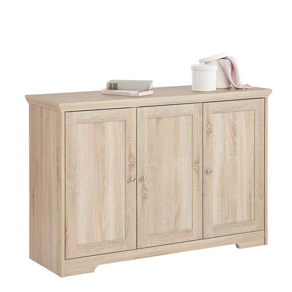 3 türiges Sideboard in Eichefarben 120 cm breit