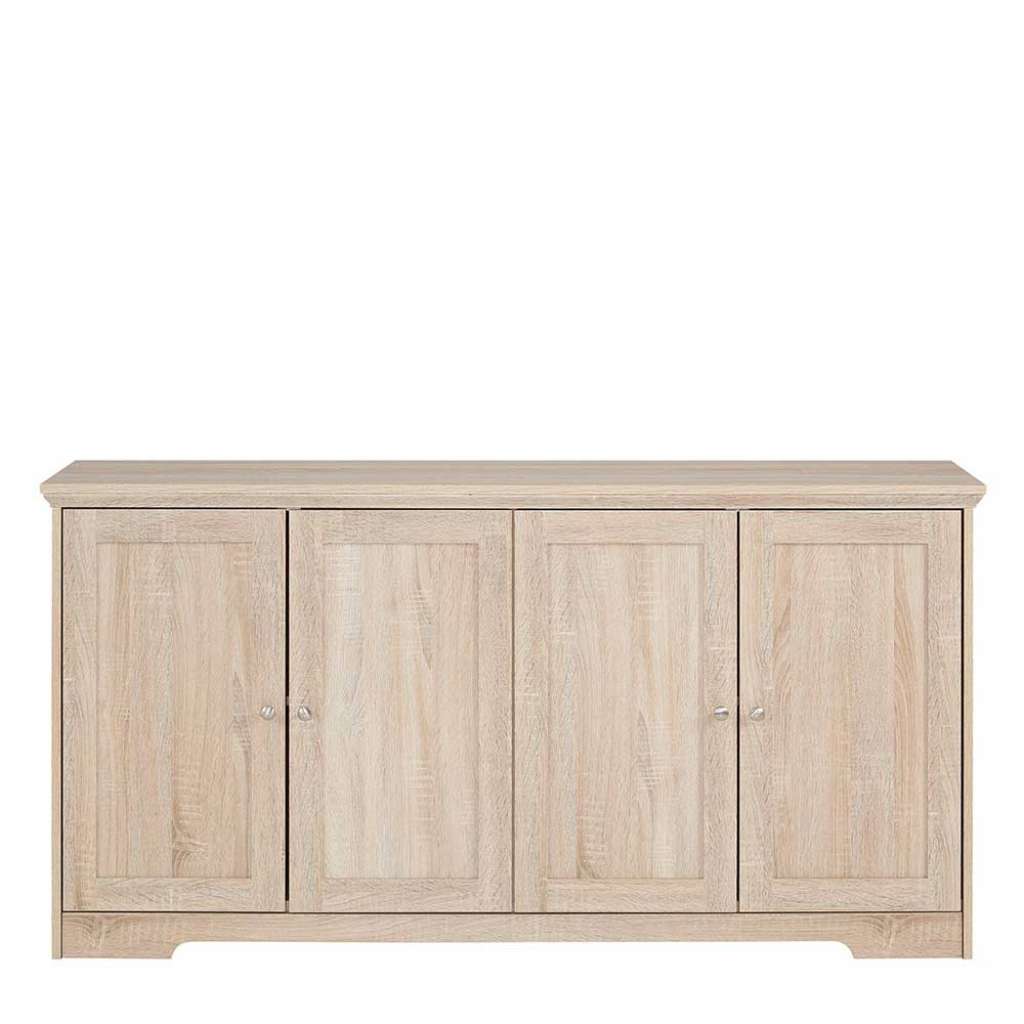 Wohnzimmer Sideboard in Eichefarben 80 cm hoch