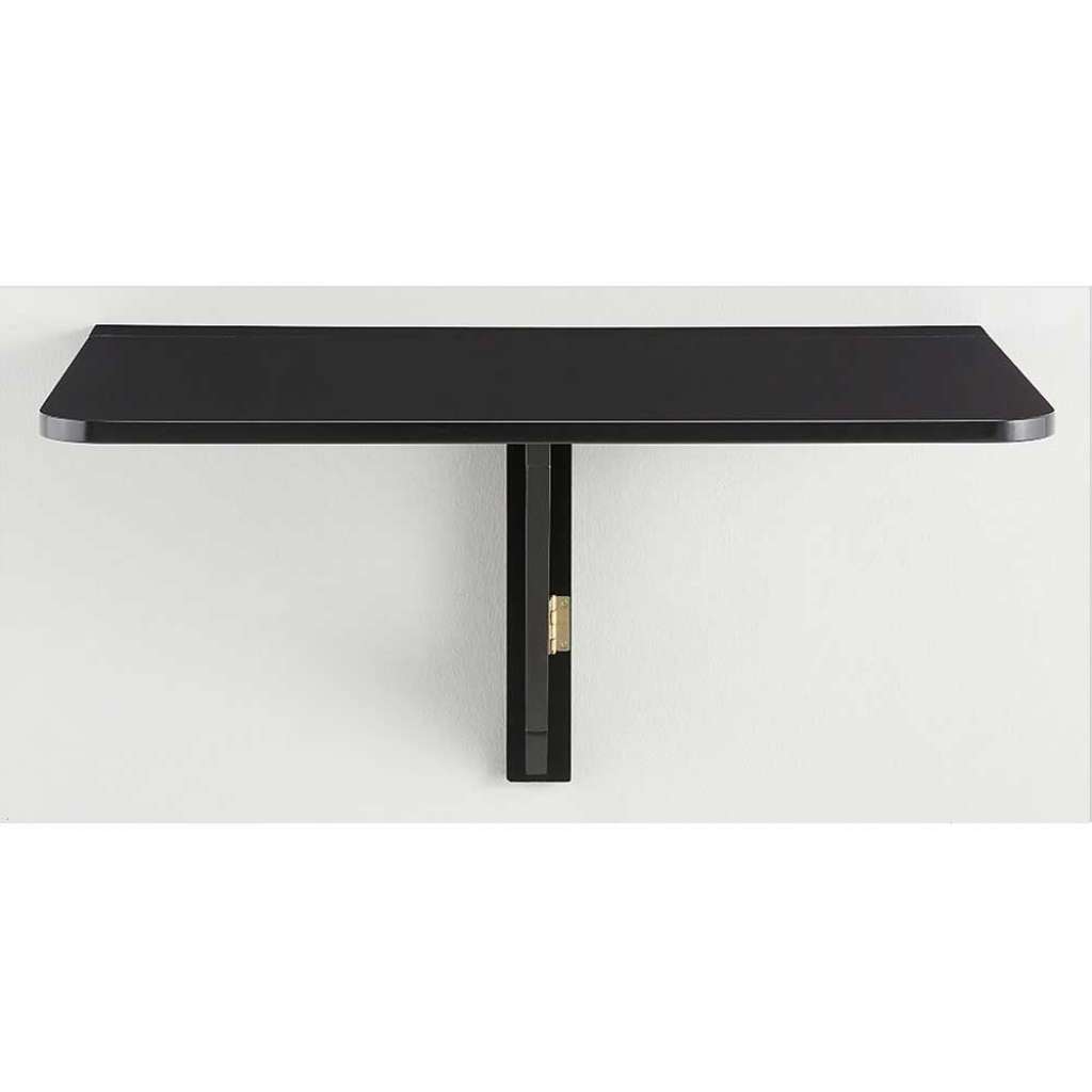 Wandtisch in Schwarz 80 cm breit
