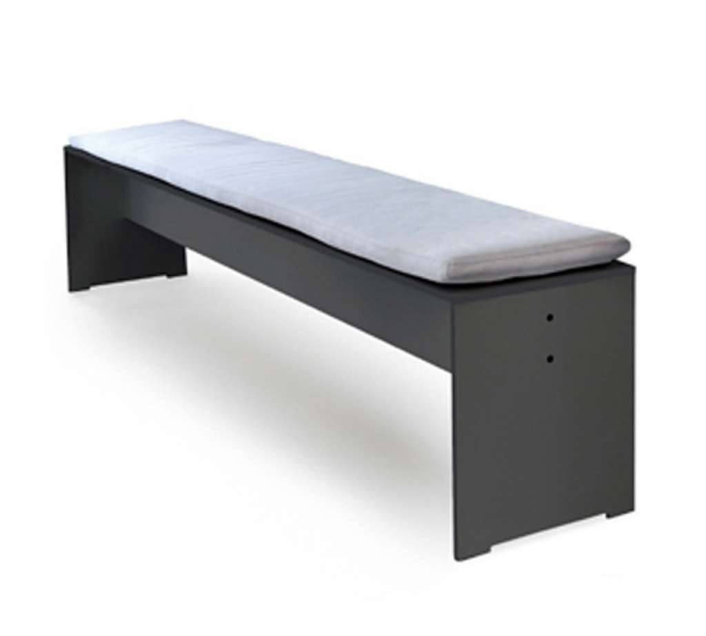 Conmoto - Bank Riva S - 176x35 - anthrazit - indoor