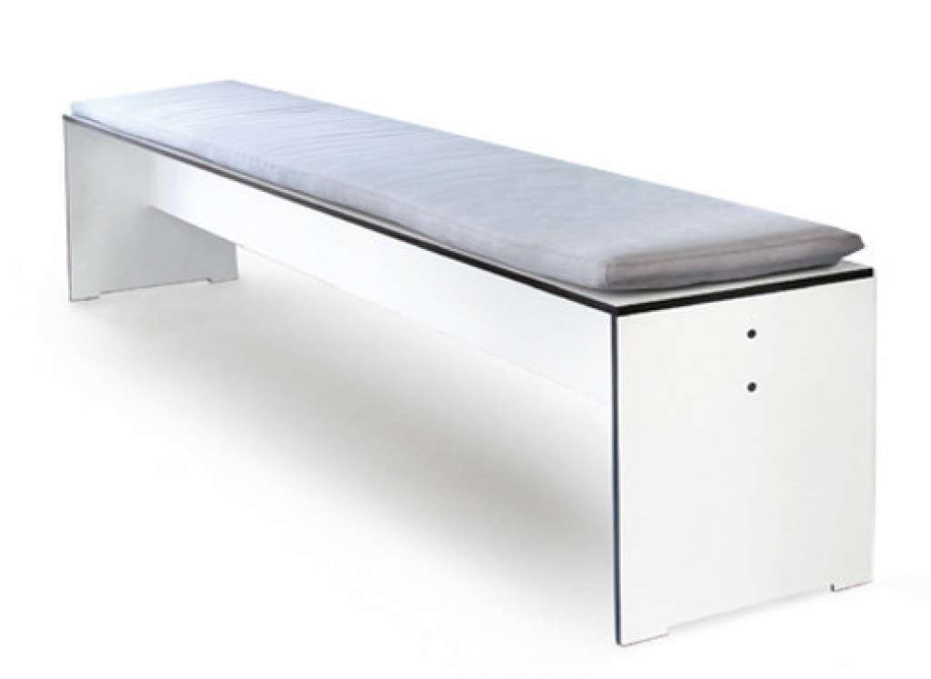 Conmoto - Bank Riva L - 216x35 - wit - indoor