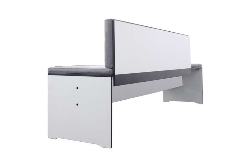 Conmoto - Bank Riva S - mit Rückenlehne 176x50 - wit - indoor