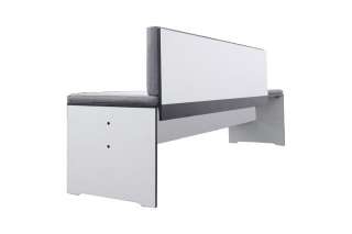 Conmoto - Bank Riva S - mit Rückenlehne 176x50 - wit - indoor