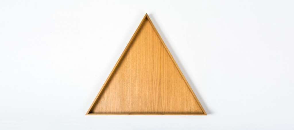 Conmoto - KARO Tablett  - groß - Eiche - natur - indoor