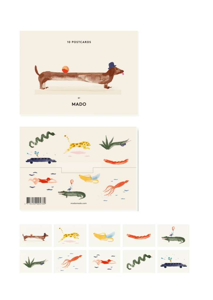 Paper Collective - Box of Friends - 10 x A6 Postkarten - indoor