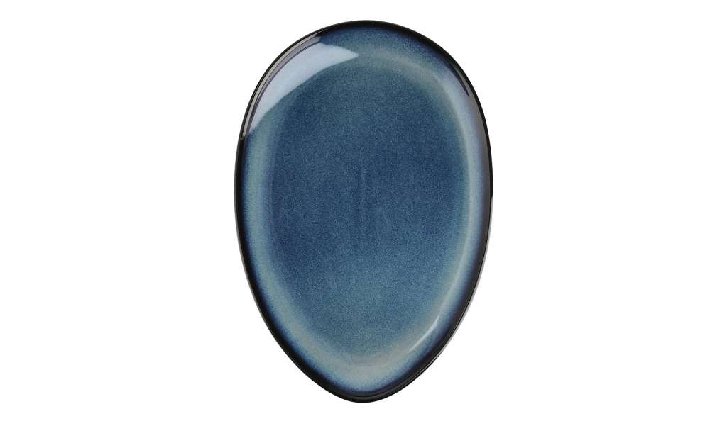 Peill+Putzler Platte oval ¦ blau ¦ Porzellan ¦ Maße (cm): B: 21 H: 3,3 Geschirr > Einzelgeschirrteile - Höffner