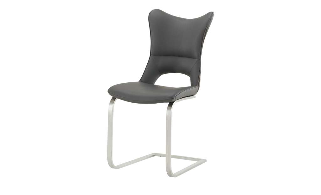 uno Freischwinger  Vitus ¦ grau ¦ Maße (cm): B: 46 H: 95 T: 61,5 Stühle > Freischwinger - Höffner