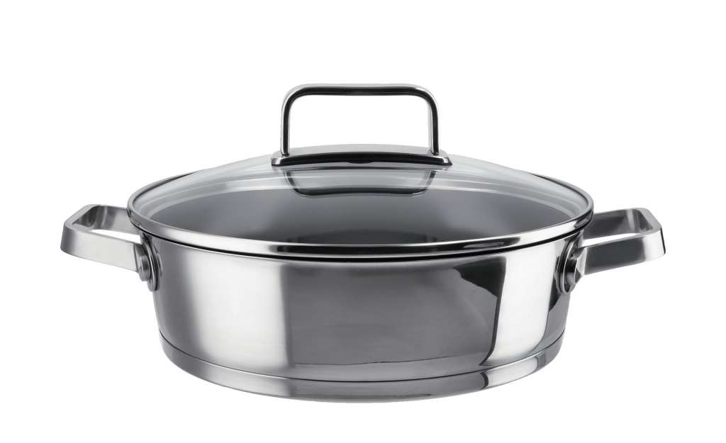 Meisterkoch Servierpfanne, 24 cm ¦ silber ¦ Edelstahl ¦ Maße (cm): H: 7 Ø: 24 Töpfe & Pfannen & Zubehör > Pfannen > Spezial-Pfannen - Höffner