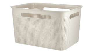 Aufbewahrungsbox ¦ creme ¦ Kunststoff ¦ Maße (cm): B: 36 H: 21 T: 26 Regale > Regal-Aufbewahrungsboxen - Höffner