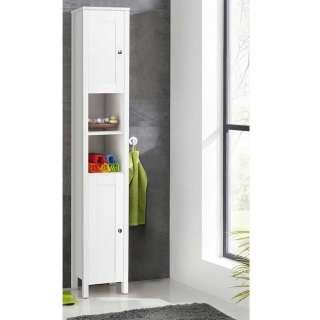 Badezimmerschrank in Weiß 180 cm hoch