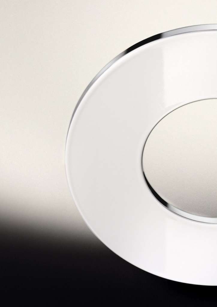 Cini & Nils - Passepartout Wandleuchte - weiß/Emaillelackierung - indoor