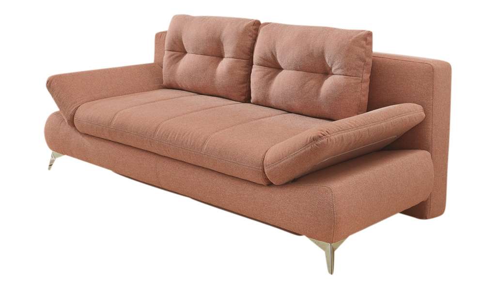 Schlafsofa  Marie ¦ orange ¦ Maße (cm): B: 206 H: 90 T: 104 Polstermöbel > Sofas > Einzelsofas - Höffner