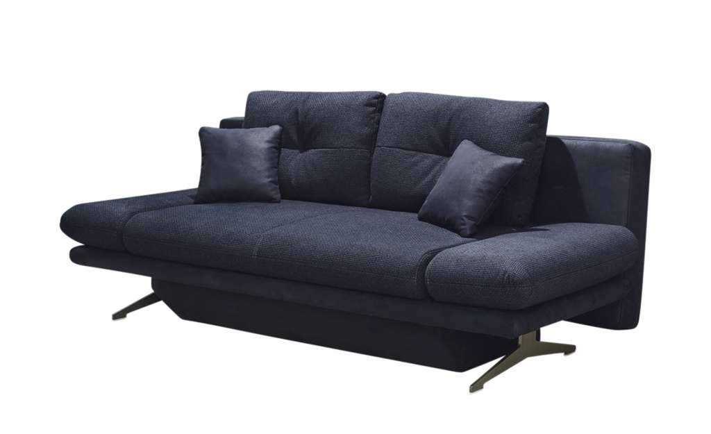 Schlafsofa  Naomi ¦ blau ¦ Maße (cm): B: 208 H: 92 T: 104 Polstermöbel > Sofas > Einzelsofas - Höffner