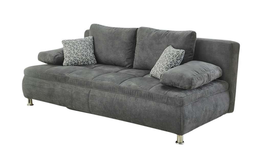 Schlafsofa  Amelie ¦ grau ¦ Maße (cm): B: 204 H: 82 T: 100 Polstermöbel > Sofas > Einzelsofas - Höffner