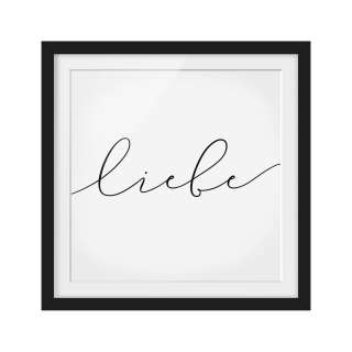 home24 Bild Liebe Kalligraphie I