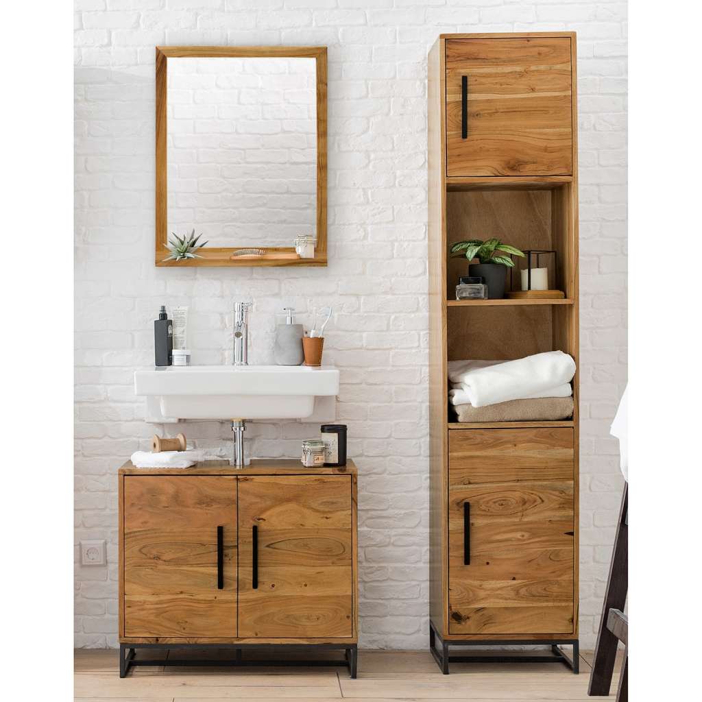 home24 Badezimmerset Woodson II (3-teilig)