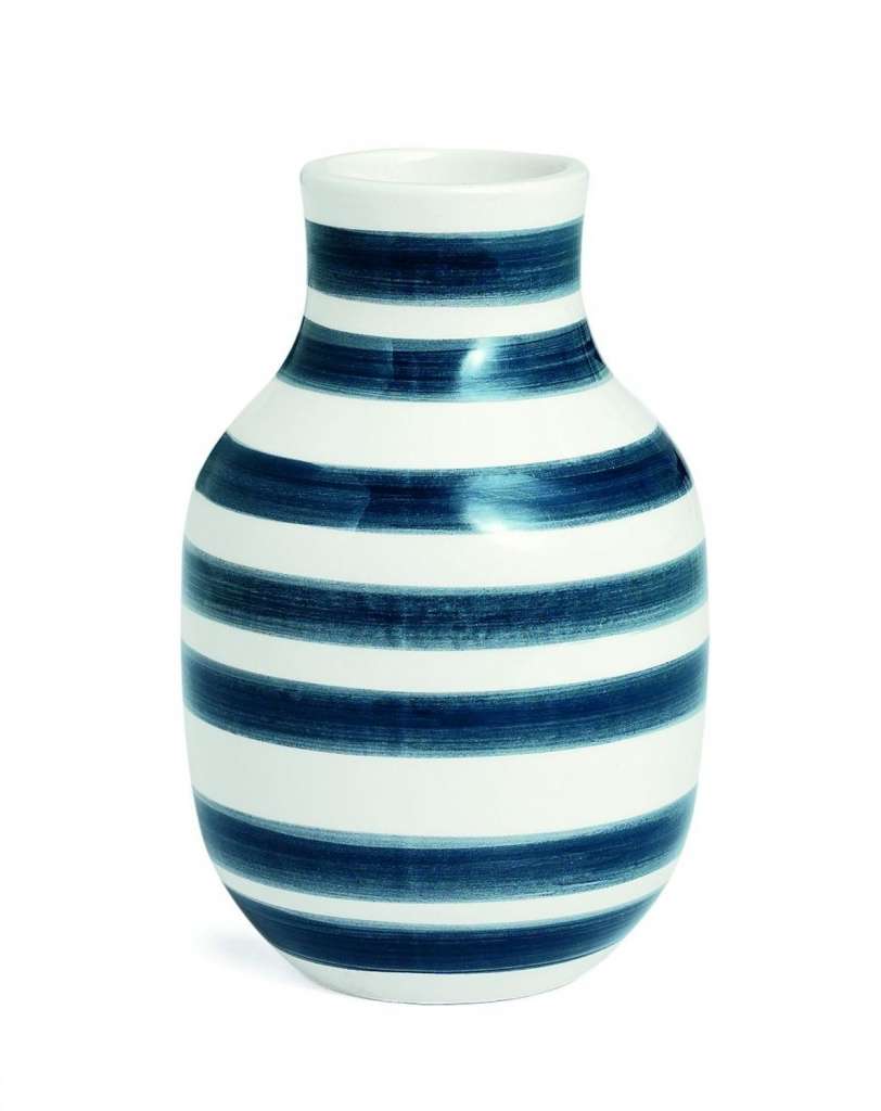Kähler Design - Omaggio Keramikvase - H125 - granitgrau - indoor