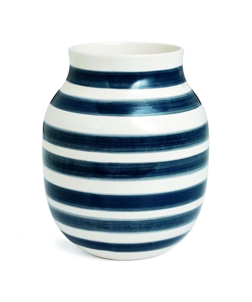 Kähler Design - Omaggio Keramikvase - H200 - granitgrau - indoor