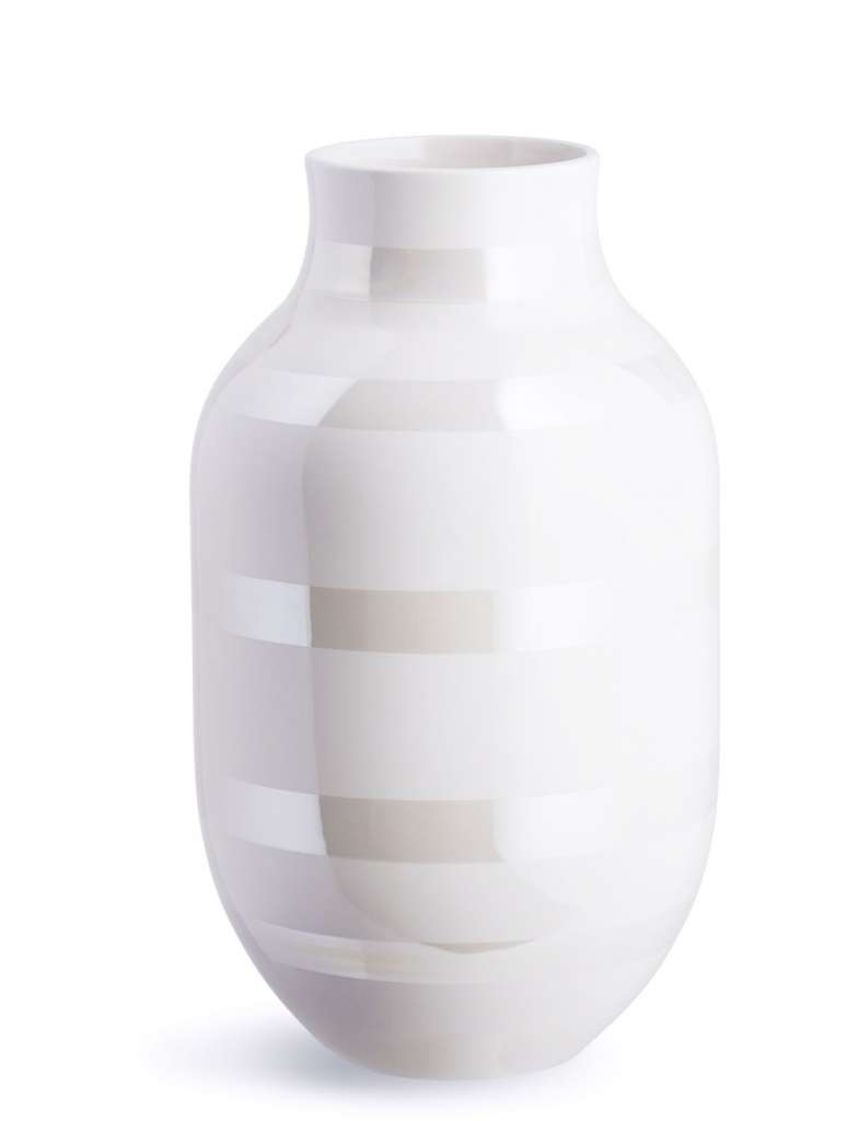 Kähler Design - Omaggio Keramikvase - H305 - perlmutt - indoor