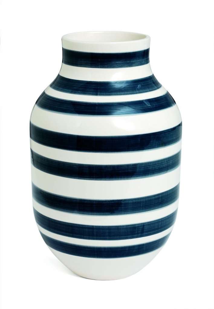 Kähler Design - Omaggio Keramikvase - H305 - granitgrau - indoor