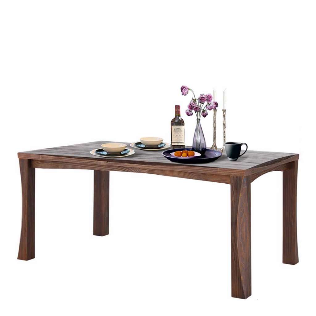 Esszimmertisch in Braun Kiefer Massivholz