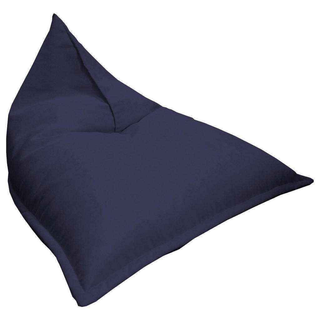 SITZSACK Webstoff Blau